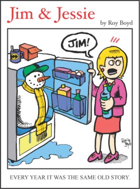 Jim and Jessie cartoon from PSYBT newsletter.